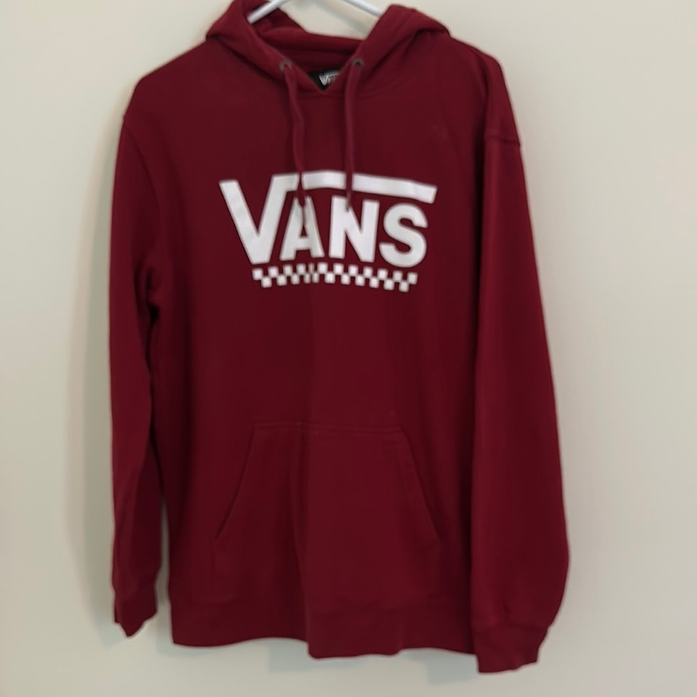 Vans Men's Bold Red Hoodie